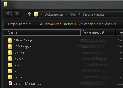 serum default presets folder download